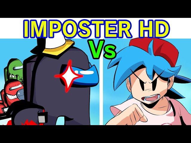 Friday Night Funkin' VS Impostor HD V3 FULL WEEK + Cutscenes (FNF HD Mod/Hard)