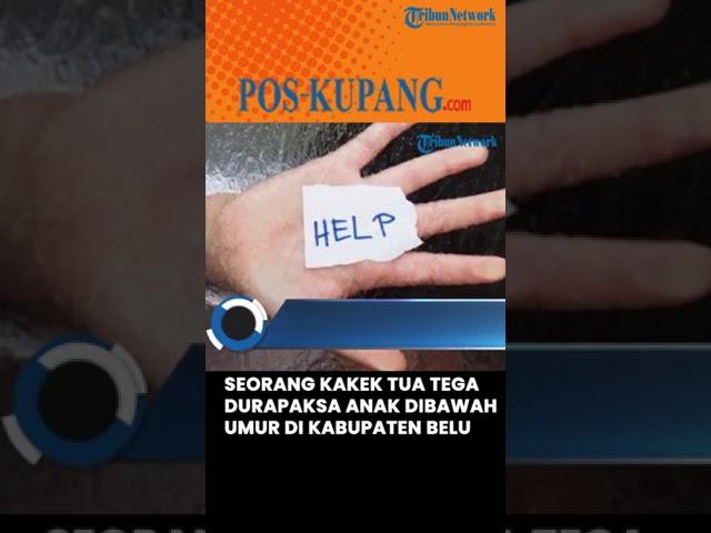 Seorang Kakek Tua Tega Perkosa Anak Dibawah Umur Di Kabupaten Belu