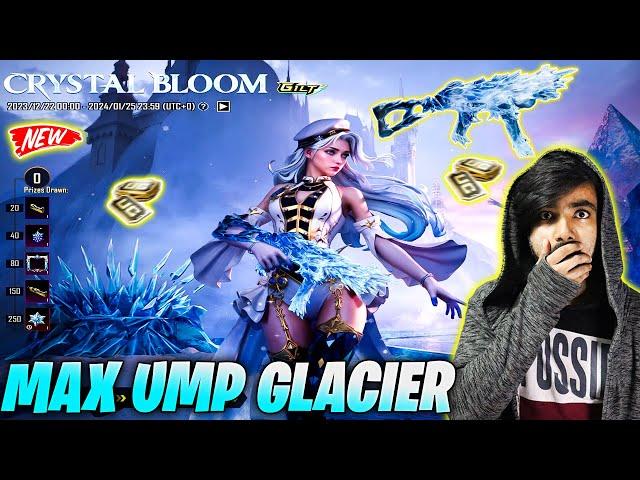  OMG !! 60 UC LUCK NEW UMP GLACIER & NEW ULTIMATE SUIT CRATE OPENING IN BGMI || MAXOUT UMP GLACIER