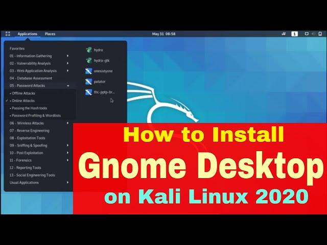 Step-by-Step: Installing GNOME Desktop on Kali Linux