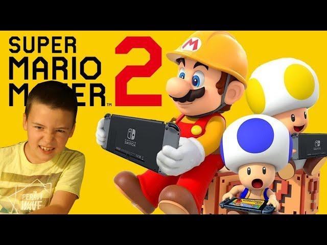 Mario Maker 2 First Look - Nintendo Switch Multiplayer