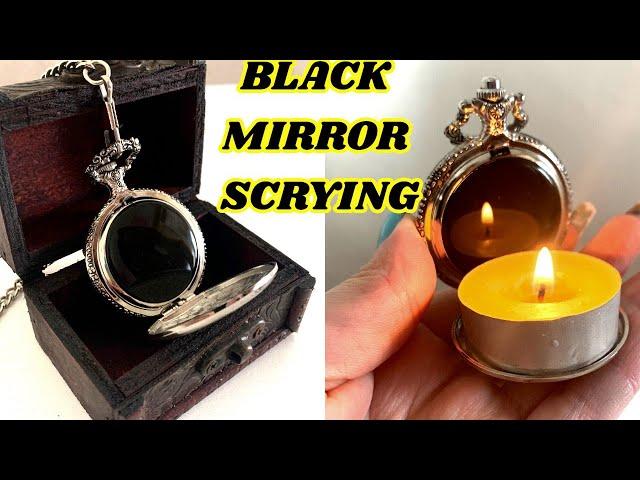Black Mirror Scrying  Tutorial For Beginner's  Powerful Psychic Tool