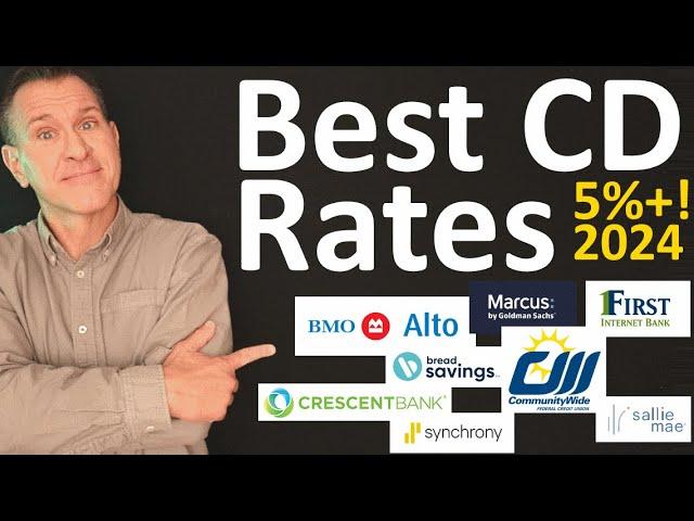 BEST CD Rates 2024 - Lock in 5%+ Interest While You Can!