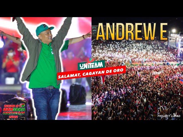 ANDREW E Full Performance at UniTeam BBM-Sara Grand Rally in CDO 4K