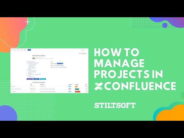 How to manage projects in Confluence Cloud