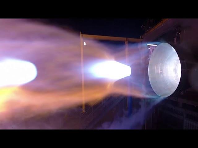 Latest BE-4 engine test footage