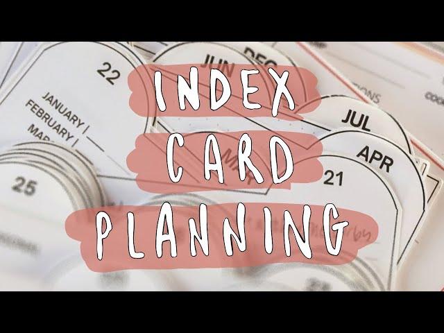 How I Plan 2023 with an Index Card System (Functional Planner) - Sidetracked Home Executives