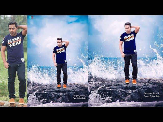 Sea Water Splash | Photoshop Manipulation Tutorials 2018 | Editor Belal | Belal Rj