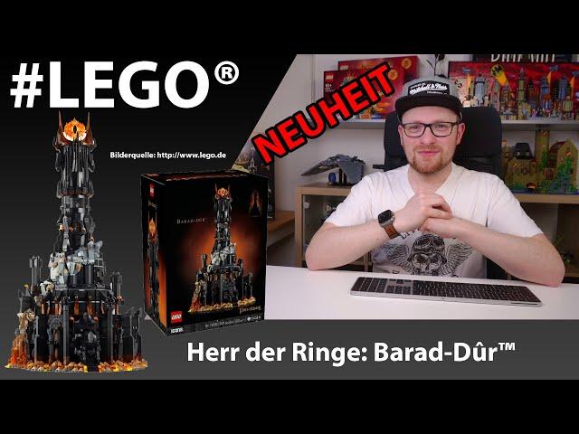460€ und wieder Aufkleber  LEGO® 10333 Barad-Dûr™ Herr der Ringe #lego