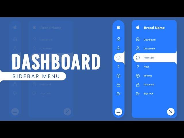 Dashboard Sidebar Menu using Html CSS & Vanilla Javascript