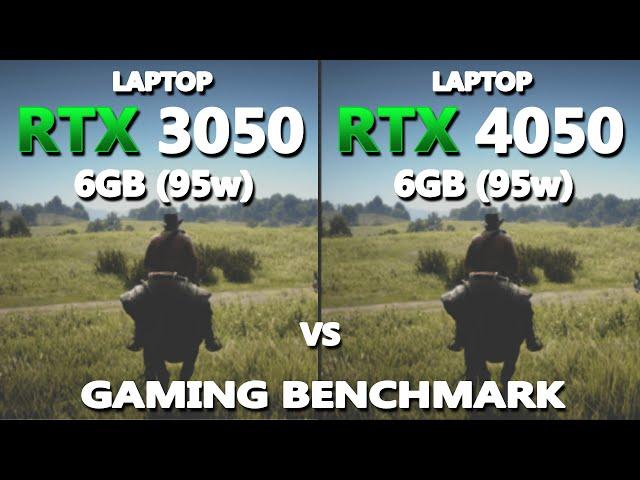 Laptop RTX 4050 6GB vs 3050 6GB Gaming Benchmark Test | Lenovo LOQ Gaming Test | #rtx3050 #rtx4050