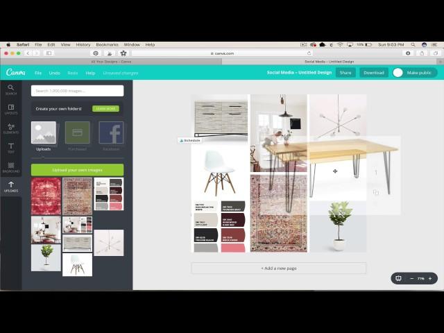 How to Make a Mood Board in Canva