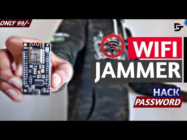 How To Make WIFI Jammer With NODEMCU || HOW TO HACK WIFI PASSWORD || #esp8266 #nodemcu #hack