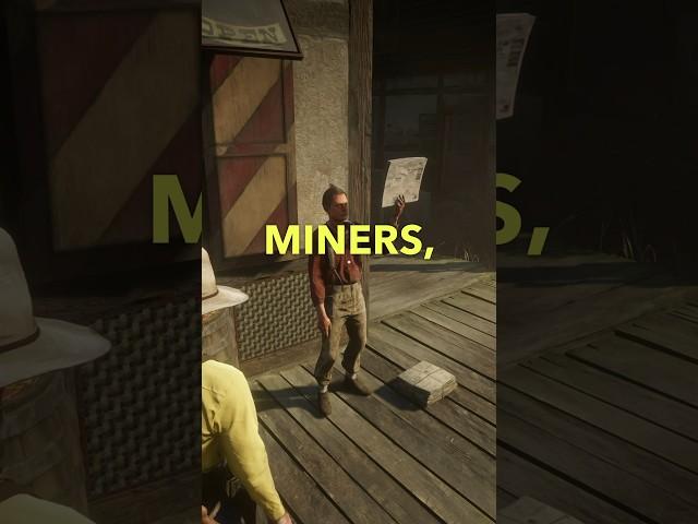 Miners #shorts #rdr2 #reddeadredemption #gaming