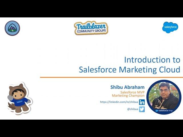 Introduction to Salesforce Marketing Cloud