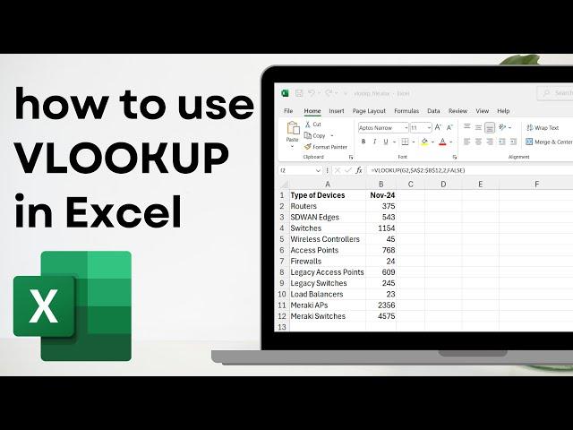 How to use VLOOKUP in Excel (Step-by-Step)