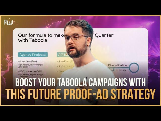 Boost Your Taboola Campaigns With This Future-Proof Ad Strategy | AW Dubai 2024