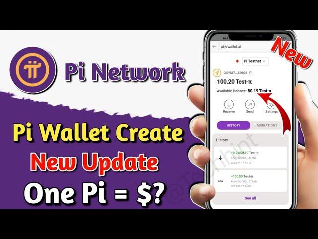 Pi Network Wallet create | Pi Wallet kaise Banaye | Pi Wallet kaise Banaye