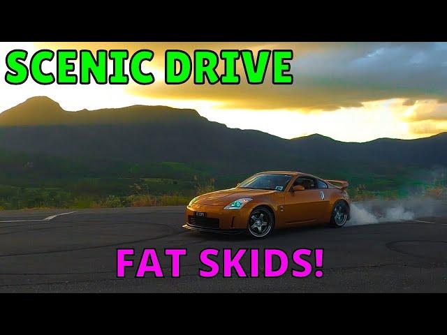 Nissan 350z Scenic Drive (Donuts!)