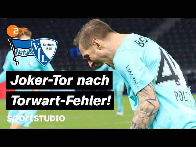 Hertha BSC – VfL Bochum Highlights | Bundesliga, 21. Spieltag 2021/22 | sportstudio