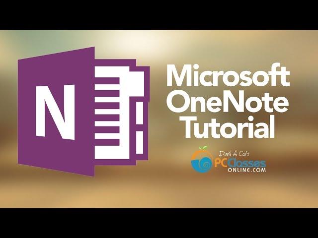 Microsoft OneNote Tutorial [Old Version]