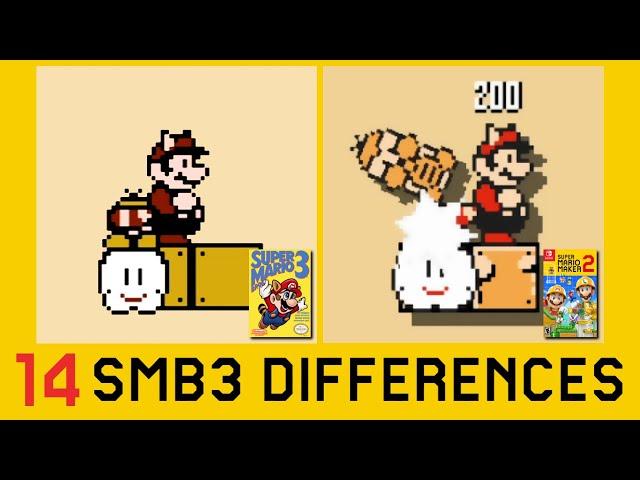 14 Differences Between Super Mario Bros. 3 and Super Mario Maker 2 (Part 2)