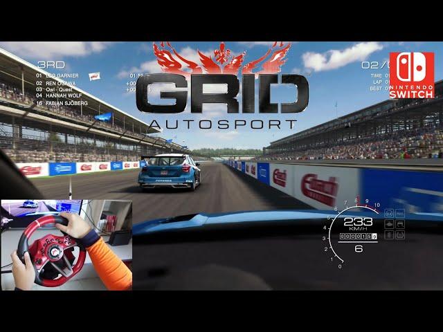 Let's Play Grid Autosport with Hori Mario Kart Racing Wheel Pro Deluxe (Nintendo Switch) (1)