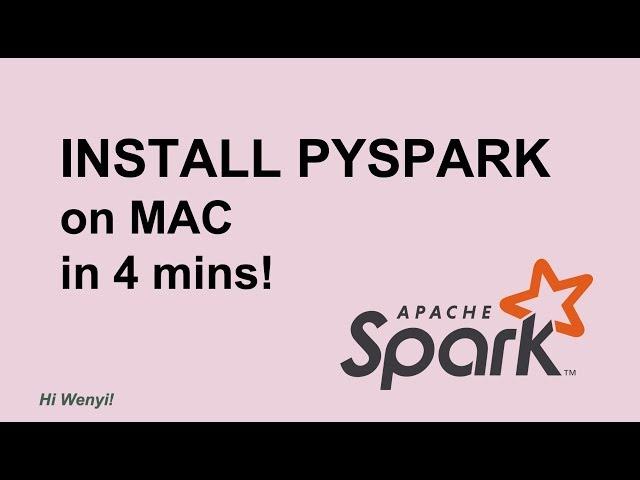 Install Spark on Mac (PySpark) + Config Java | 如何安装PySpark和JAVA