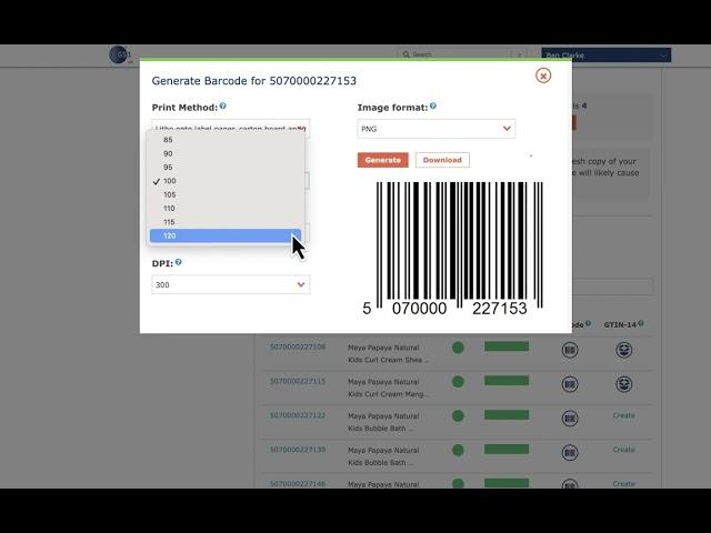 How to create a barcode