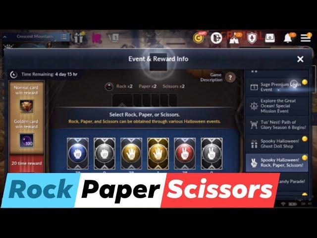 Let’s Play Rock, Paper, Scissors and Claim Rewards (8iFox8) | Black Desert Mobile