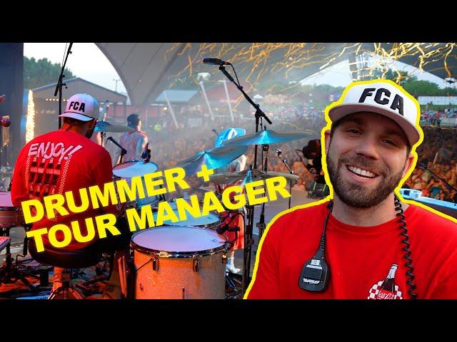 How Aaron Raney Balances Drumming, Playback and Tour Managing for CAIN | Episode 048 #worshipdrummer