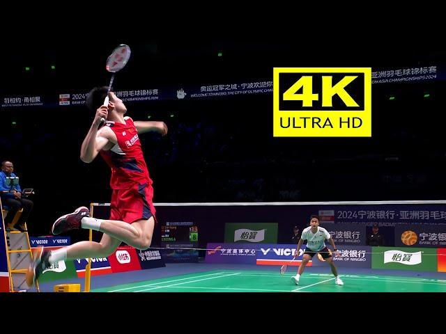 [4K50FPS] - MS - Li Shi Feng vs Anthony Sinisuka Ginting | 2024 Asia Championship