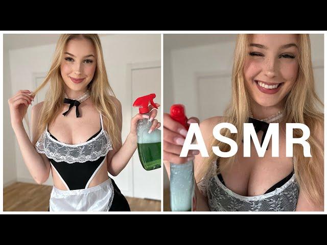 ASMR MAID CLEANS YOUR APPARTMENT! 