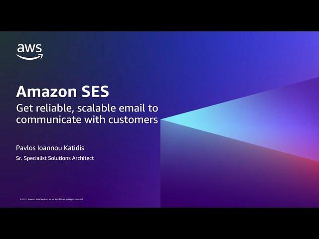 Getting Started on Amazon SES | Amazon Web Services