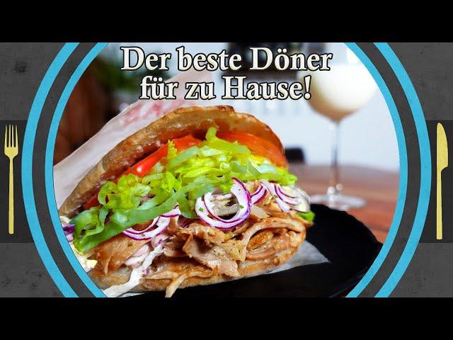 Der BESTE DÖNER für zu Hause! Döner Kebab Rezept selber machen