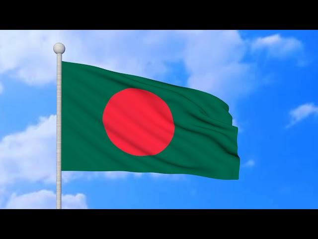 Bangladesh National Flag Animation In Blender3D
