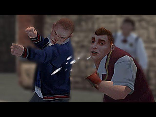 Bully PS2 - Combat Remake Mod (spit effect, context sensitive combos, improved AI)