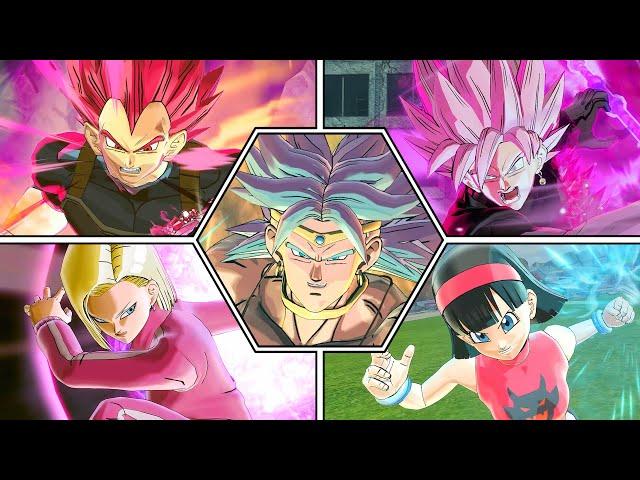 NEW CHARACTERS! Ultra Goku Black & SSG Vegeta, SSJ Broly,  Super Android 18 & Videl DLC 17 Gameplay