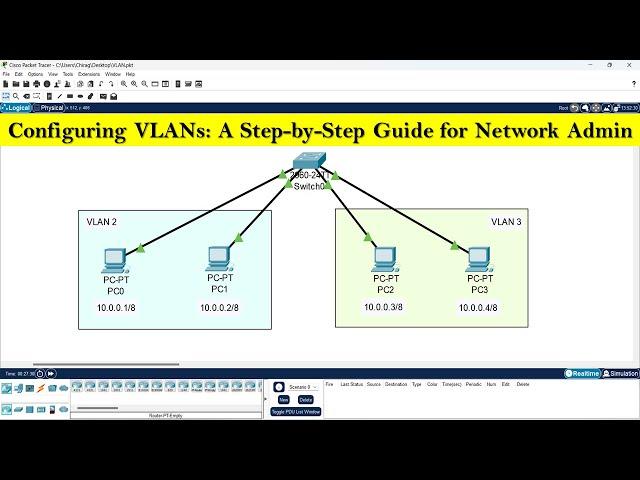 VLAN configuration step by step | How to configure VLAN | VLAN | VLAN configure in packet tracer