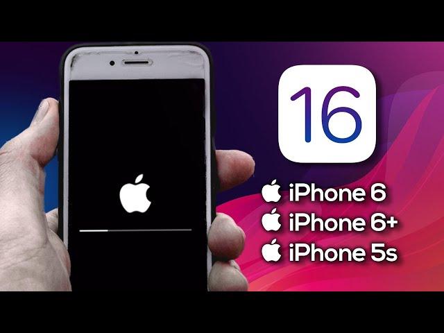 How to Update iOS 12.5 to iOS 16 (or 15) || Install iOS 16 on iPhone 5s & 6, 6 Plus