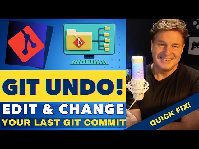 How to EDIT, UNDO or CHANGE the last Git commit message with AMEND