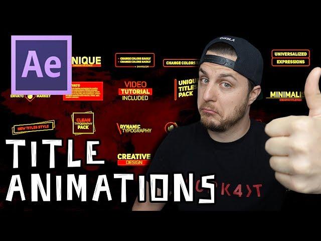 After Effects Text Animation Tutorial and Videohive Packs!