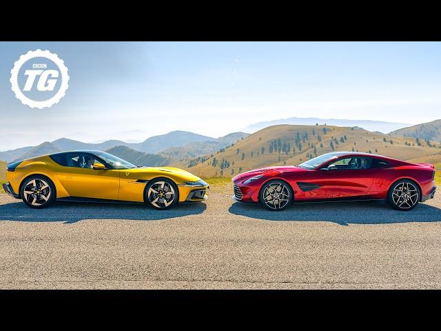 Ferrari 12Cilindri vs Aston Martin Vanquish: Super GT Battle!