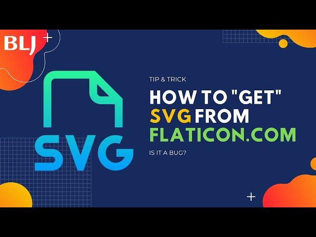 How to "get" SVG from flaticon.com