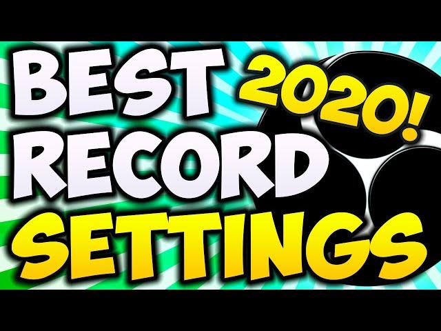 Best OBS Recording Settings 2021/2020! BEGINNERS GUIDE  1080P 60FPS With NO LAG