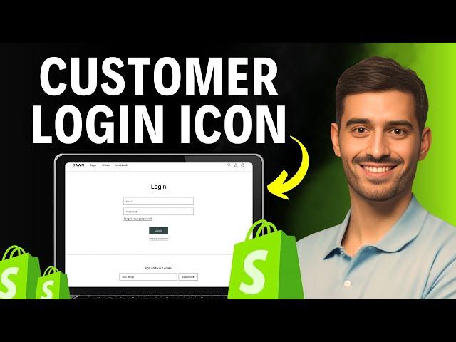 How To Add Customer Account Login Icon In Shopify -Step By Step (2024)