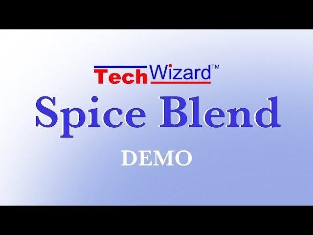 TechWizard™ Develop a Spice Blend Using Artificial Intelligence