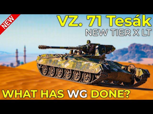 New VZ. 71 Tesák - Tier 10 Autocannon Light Tank | World of Tanks Update 1.26 Patch