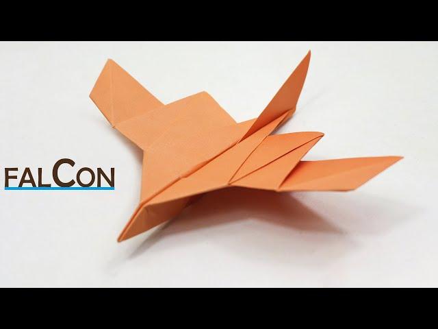 How to Make a Paper Airplane EASY - FALCON