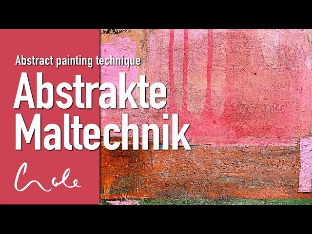 Kreative coole Kunsttechnik mit Acrylfarben in Mixed Media | urban und modern #mixedmedia #art